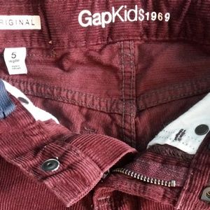 Gap Kids Size 5 Corduroy Long Pants